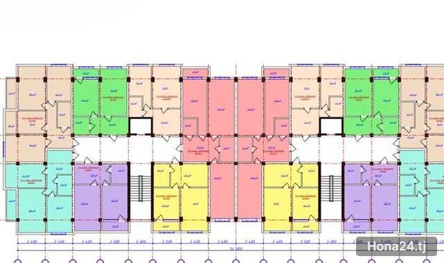 2-комн. квартира, 8-12 мкр, 52 м² — 3