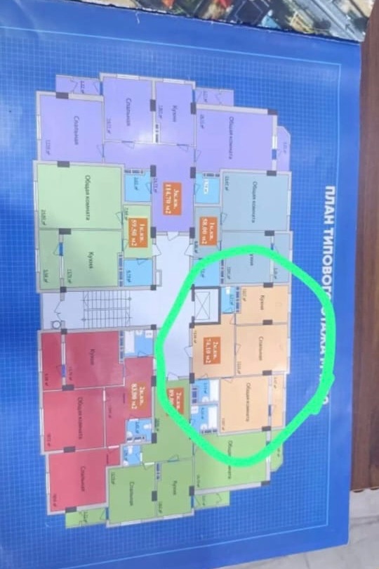 2-комнатная квартира, 74 м², 13-й мкр — 4